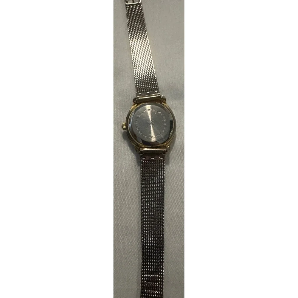 Sasson 1397QB Quartz Watch Silver Tone Mesh Band‎ Ladies Analog Wristwatch